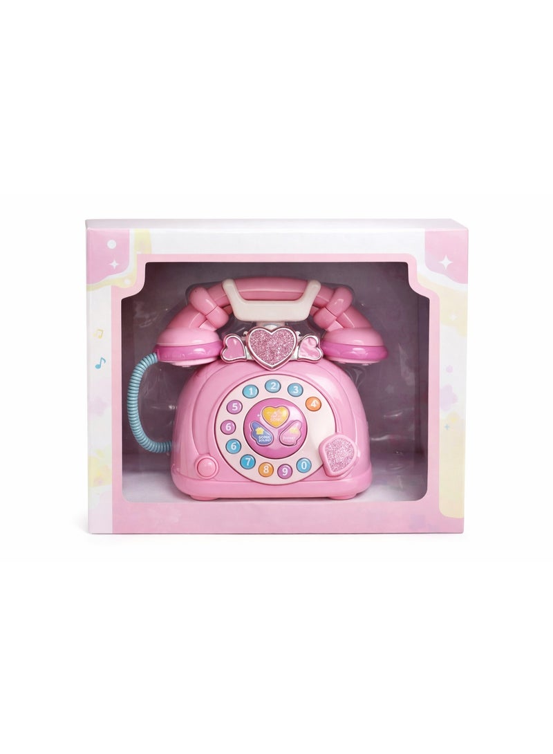 Educational Kids Toy Telephone With Rotary Dial – Songs, English Rhymes & Animal Sounds – Learning & Interactive Toy – Ages 3+ - Image 2